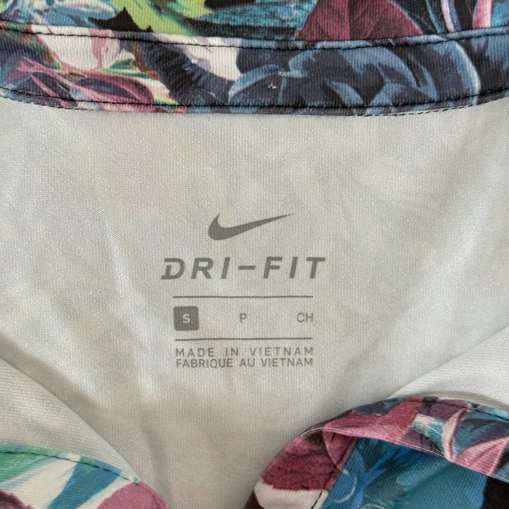 Nike Dri-FIT Women's Sleeveless Floral Golf Polo AJ5327 623 Size Small - Picture 3 of 7